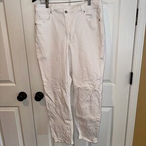 American Eagle Outfitters Cream Stretch Jeans
